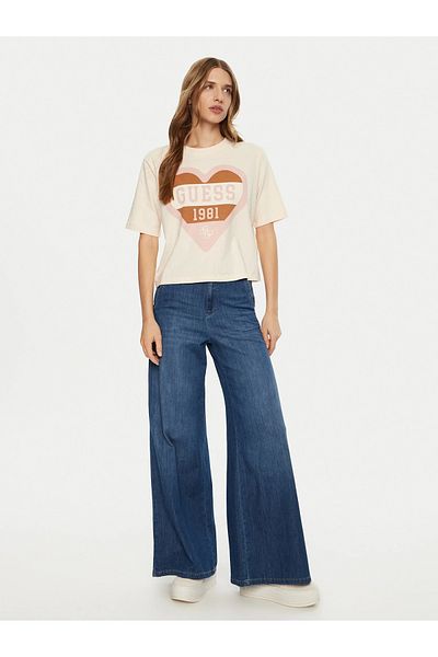 Guess تي شيرت مونيكا بوكسي