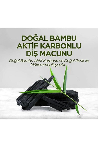Eyüp Sabri Tuncer 90 ml Carbon Bamboo Natural Toothpaste - Misvak Mint