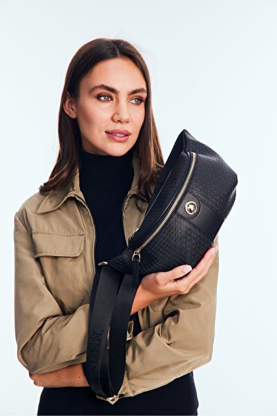 U.S. Polo Assn. Siyah Kadın Bel Çantası Us3071 Online Exclusive