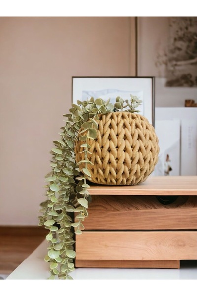 Home Boho örgü vazo / bohem vazo / bohem saksı