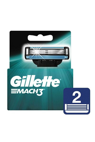Gillette Mach-3 Razor - Set of 2 Heads