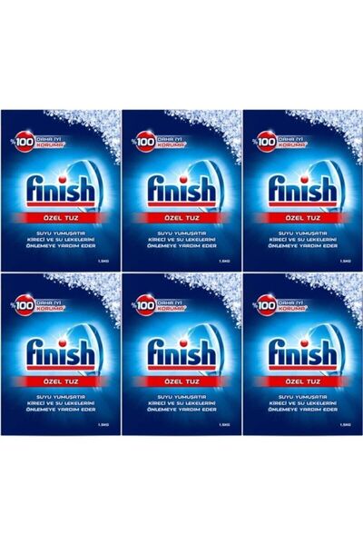 Finish Bulaşık Makinesi Tuzu 1,5 kg X 6 Adet