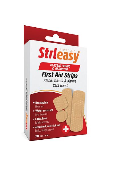 Strl Easy STRLEASY Wound Bande - مختلط للاستخدام القصير