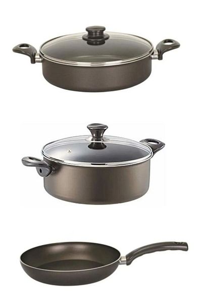 Viyalente Onyx Teflon 24 cm Karnıyarık and Pan 24 cm Deep Pot