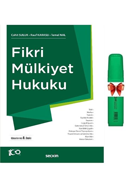 Seçkin Yayıncılık Fikri Mülkiyet Hukuku-Cahit Suluk-Rauf Karasu(Fosforlu Kale...
