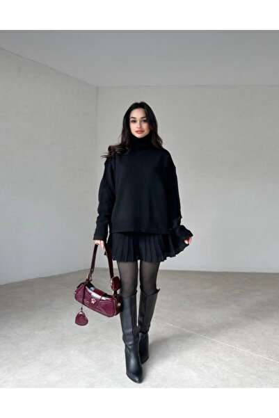 LUSHİGO Set pulover și fustă plisată LUSHİGO - 002