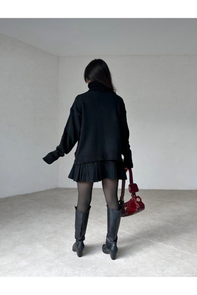 LUSHİGO Set pulover și fustă plisată LUSHİGO - 002