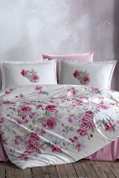 Clasy Desima Pink Double 100% Cotton Quilt Set 195*215 cm