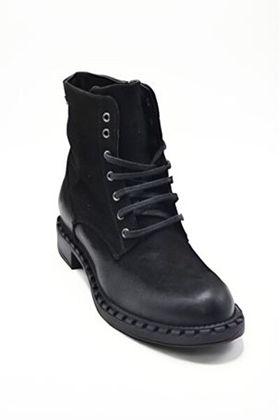 Venüs Kadın Postal Süet Deri Bot Siyah 2152210k