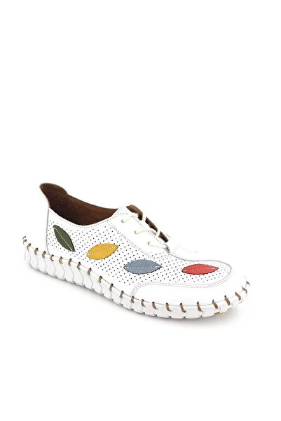 Venüs حذاء نسائي جلد أبيض مريح - 2010709 Y