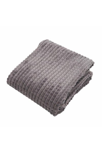 Heinner Home Flannel Blanket 150x200 cm Gray