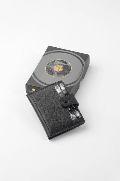 CENGİZ PAKEL Unisex Super Slim Genuine Leather Thin Model Card Holder with Original Box