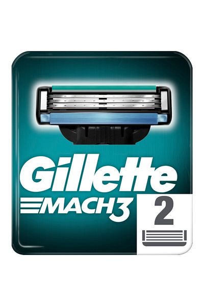 Gillette Mach-3 Razor - Set of 2 Heads