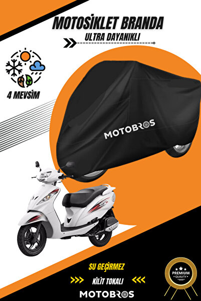 Motobros قماش القنب للدراجات النارية Tws Wego أسود مقاوم للماء ومتين (أعلى سم...