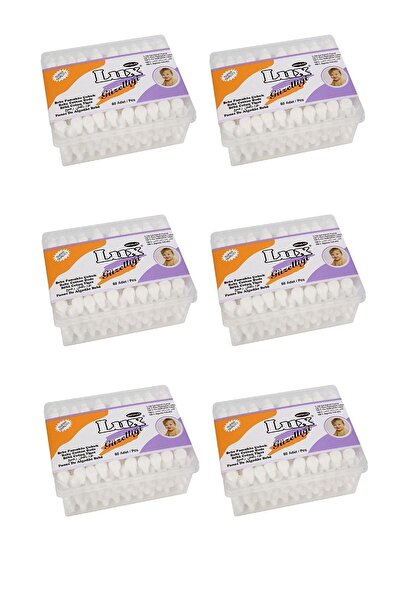 LUX Bebe Pamuk Çubuk 60'lı x6 Adet