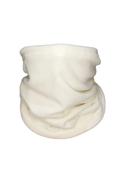 KL HOME 2 Pieces White Color Price - Women Men Winter Thermal Fleece Drawstring Beanie Hat Scarf That Can Be Used as a Neck Gaiter