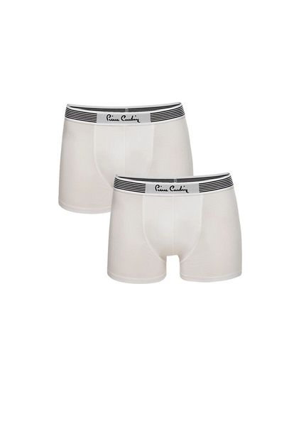 Pierre Cardin Ανδρικό βαμβακερό Modal White 2 τεμαχίων Lycra Boxer Q4.U.4O.K1.K.A.P.C2