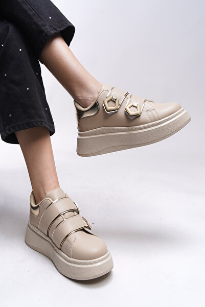 Riccon Kysrika Kadın Sneaker 0012251 Bej