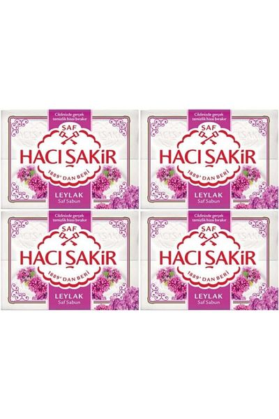Hacı Şakir 4 Pieces 600 Gr Lilac Bath Soap