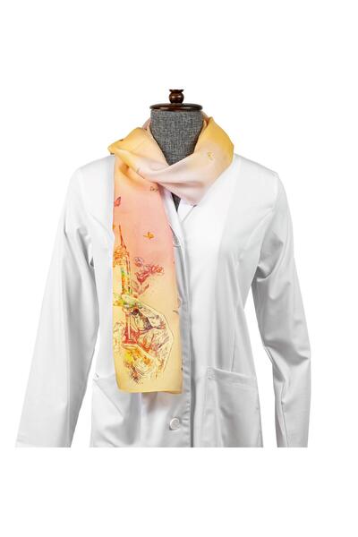 Prof Eșarfă din bumbac și mătase dezinfectată cu ADN 35×155 cm