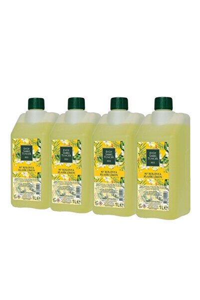 Eyüp Sabri Tuncer Klasik Limon Kolonyası Yedek Şişe 1 Lt X 5 Adet