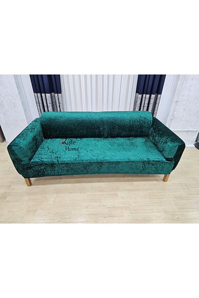 Rişte Home A Quality 3 3 1 1 Set of 4 Velvet Fabric Lycra, Elastic Sofa, Sofa Bed Cover