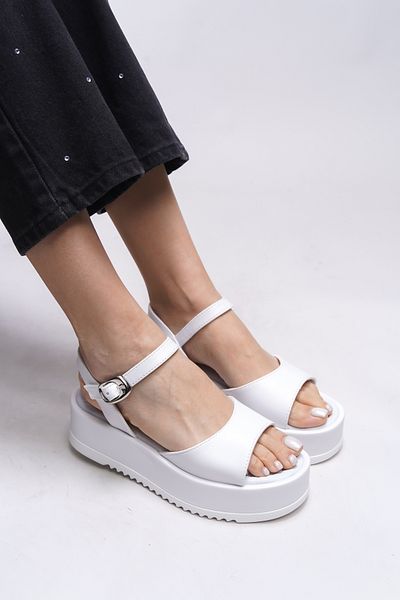 Riccon Γυναικεία σανδάλια Atheviel White - 001271   Μοντέλο