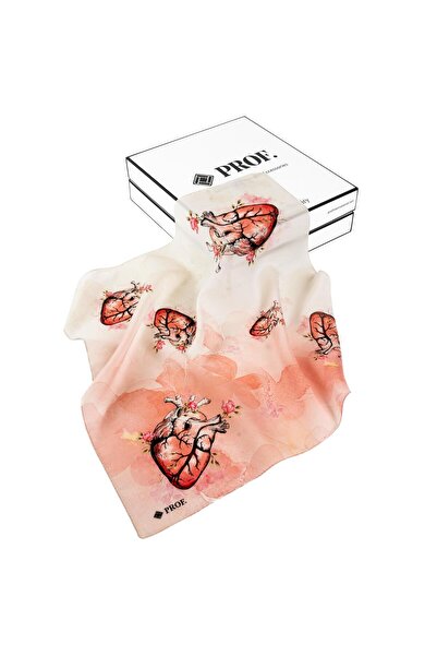 Prof Eșarfă din bumbac-mătase 55x55