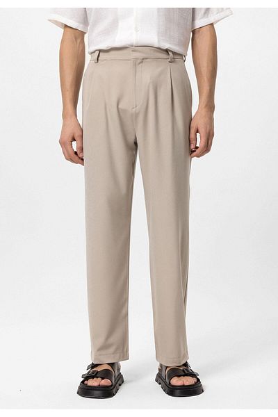 Antioch Stone High Waist Baggy Men's Trousers