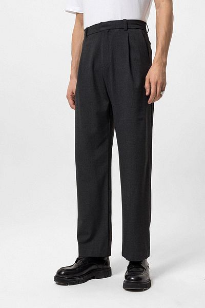 Antioch Anthracite High Waist Baggy Men's Pants