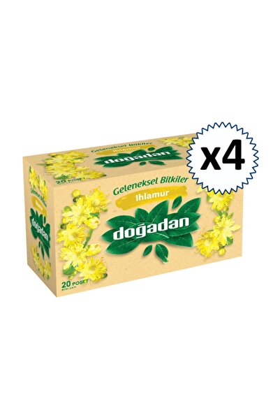 Doğadan Karışık Ihlamur Poşet Çay 18 Li X 4 Adet
