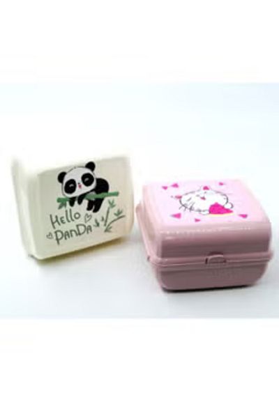 Qlüx 2Pcs Lunch Box Set for School for Kids