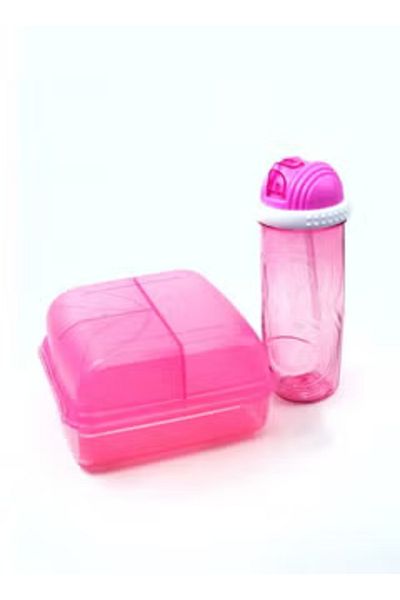 Qlüx Lunch Box & Water Bottle Set for Girls