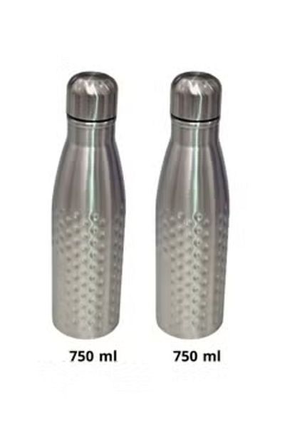 Generic Stainless Steel Bottles Set 2 Pcs 750 ML