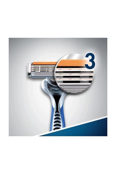 Gillette Blue-3 Comfort 8 Pieces X2 Pieces