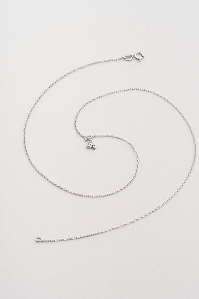 So CHIC... Mavi Mineli Beyaz Altın Kaplama