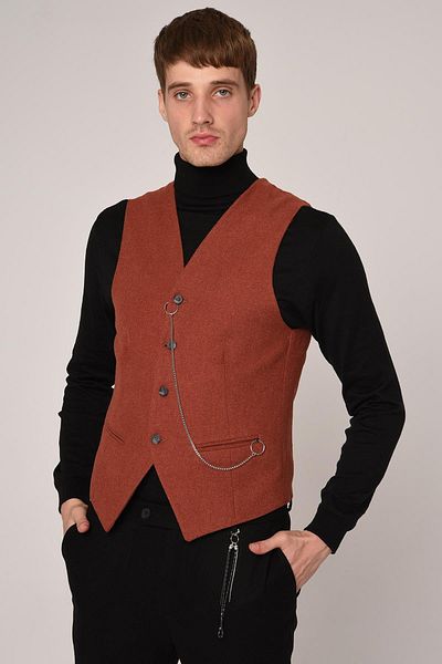 Antioch Tile Slim Fit Men's Vest