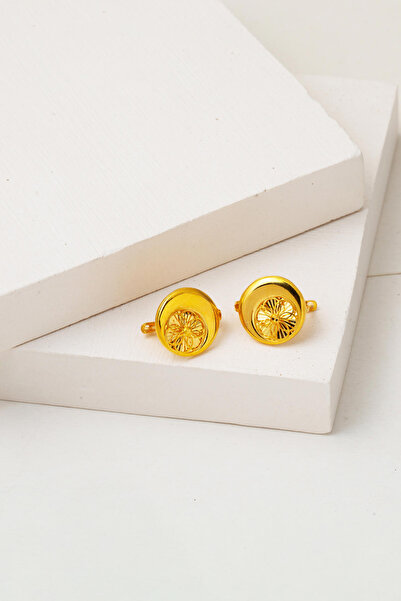 Bilezikci Hilal Model 22 Ayar Altın Kalemli Küpe