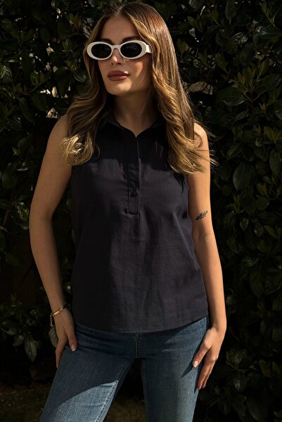 Juuuj Croială de bază albastru bleumarin pentru femei, jumătate de plachetă, ...