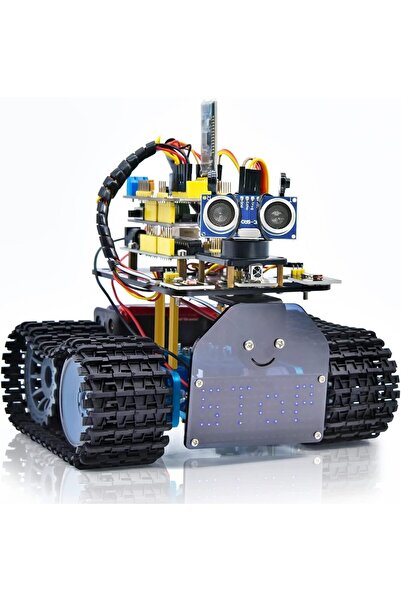 Keyestudio Arduino Tank Robot V2 KS0428, STEM Eğitim Kodlama Kiti