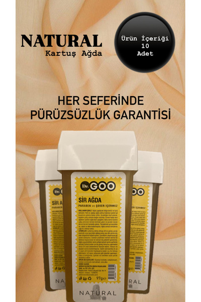 Dr. Goo Beauty NATURAL KARTUŞ AĞDA 10 ADET