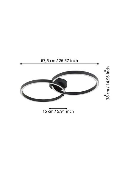 Eglo 900955   "Amandolo" Ceiling Wall Luminaire