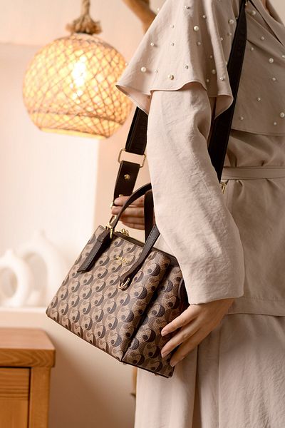 Cacharel Paris Women's 4 Compartments Hand and Shoulder Bag