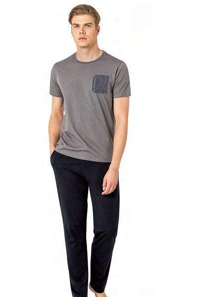 Pierre Cardin Tricou și pijamale pentru bărbați Set dublu L1.PC.004.12.14