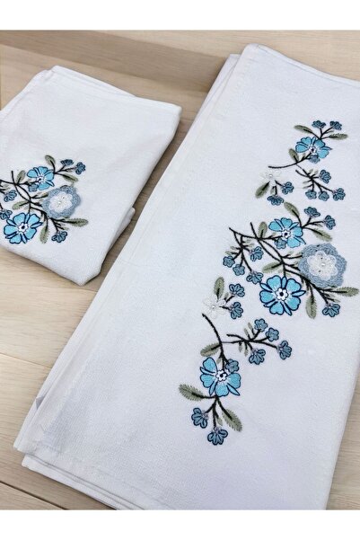 TUTUYA TEXTIL 3D вишивка КРЕМ Колір Мама з дочкою Весільний подарунковий рушник Рушник набір Унсал Бренд