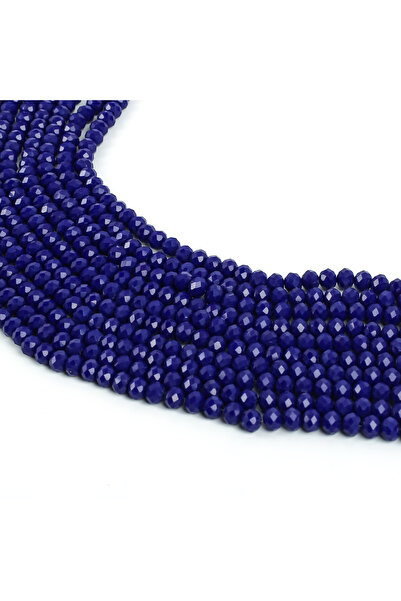 yfhobi 1 Dizi (67-70 Adet) - 8 mm Yassı Kristal Cam Boncuk Dizisi Mat Parlame...