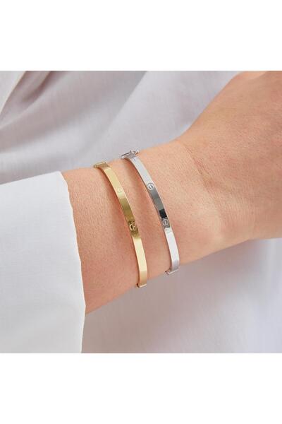 Dores Gold Kadın Altın Kelepçe 4mm 14k