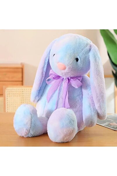 Genel Markalar Yumuşak Peluş Tavşan Büyük Boy  60cm Uyku Arkadaşı - Sevimli Peluş Oyuncak, Çocuklar için Hediye
