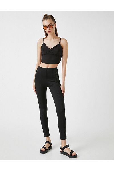 Koton High Waist Pile Leggings