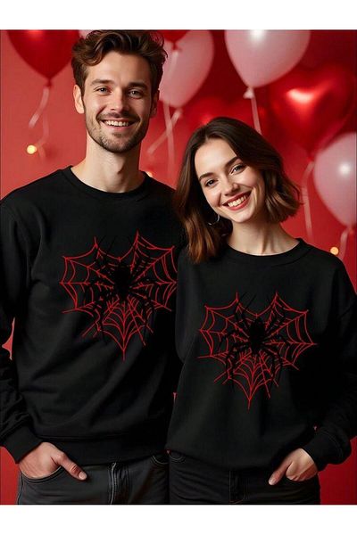SEDA IŞIKLAR UNISEX HEART PRINTED Lover Couple Σετ 2 τεμαχίων